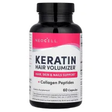 Коллаген и кератин объем волос (Keratin hair volumizer) 60 капсул
