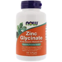 Глицинат цинка с тыквенным маслом (Zinc Glycinate) 120 капсул