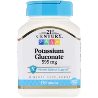 Глюконат калію (Potassium Gluconate) 595 мг 110 таблеток
