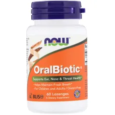Пробіотик для здоров'я ЛОР-органів (OralBiotic) 60 льодяників