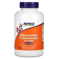 Глюкозамин Хондроитин с MSM (Glucosamine & Chondroitin with MSM) 180 капсул