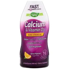 Кальцій та вітамін D3 (Calcium & Vitamin D3) 1000 мг/1000 МО 480 мл із цитрусовим смаком