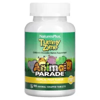 Смесь ферментов с пробиотиками для детей (Tummy Zyme) 90 жевательных таблеток со вкусом тропических фруктов