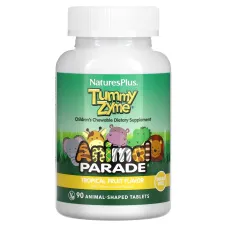 Суміш ферментів з пробіотиками для дітей (Tummy Zyme) 90 жувальних таблеток зі смаком тропічних фруктів