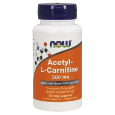 Ацетил-Л-карнитин (Acetyl-L-Carnitine) 500 мг 50 капсул