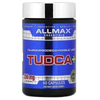 Тудка, TUDCA+, (Тауросодезоксихолева кислота), ALLMAX, 250 мг 60 капсул