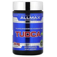Тудка, TUDCA+, (Тауросодезоксихолева кислота), ALLMAX, 250 мг 60 капсул