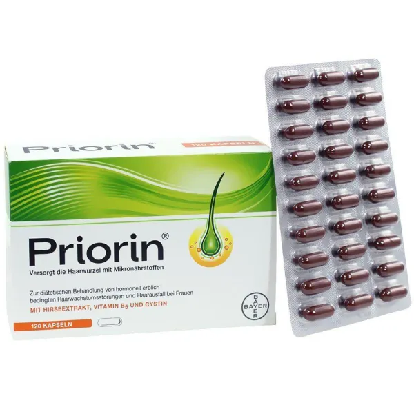 Приорин от выпадения волос Priorin Bayer 30 капсул
