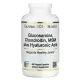 Глюкозамін, Хондроїтин, МСМ та Гіалуронова кислота (Glucosamine Chondroitin, MSM plus Hyaluronic Acid) 60 капсул