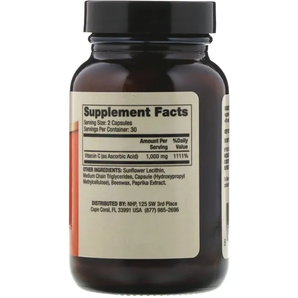 Ліпосомальний вітамін С (Liposomal Vitamin C 500 мг) 60 капсул