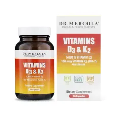 Вітамін D3 і K2 (Vitamin D3 & K2) 5000 МО / 180 мкг
