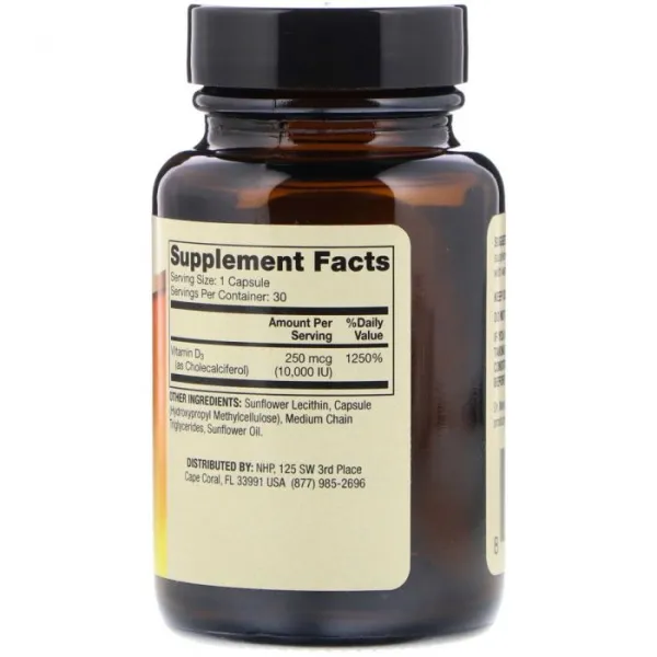 Вітамін Д3 ліпосомальний (Liposomal Vitamin D3) 10000 МО 30 капсул