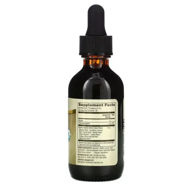 Екстракт гірких трав (Organic Digestive Bitters with Natural Flavors) 60 мл