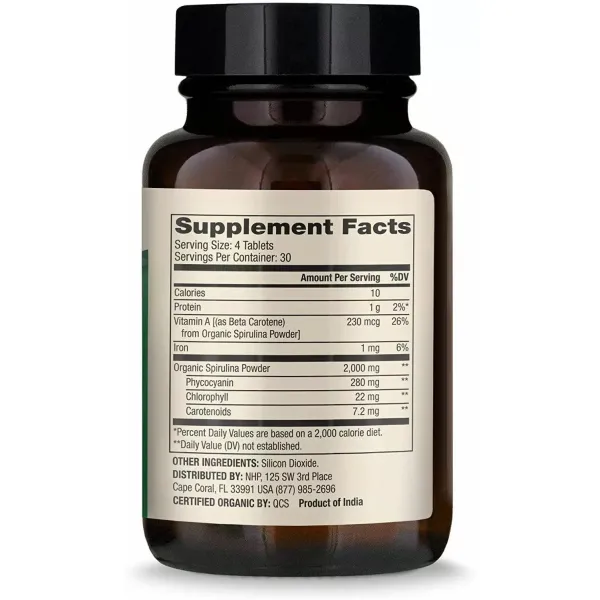 Спирулина (Spirulina) 2000 мг 120 таблеток