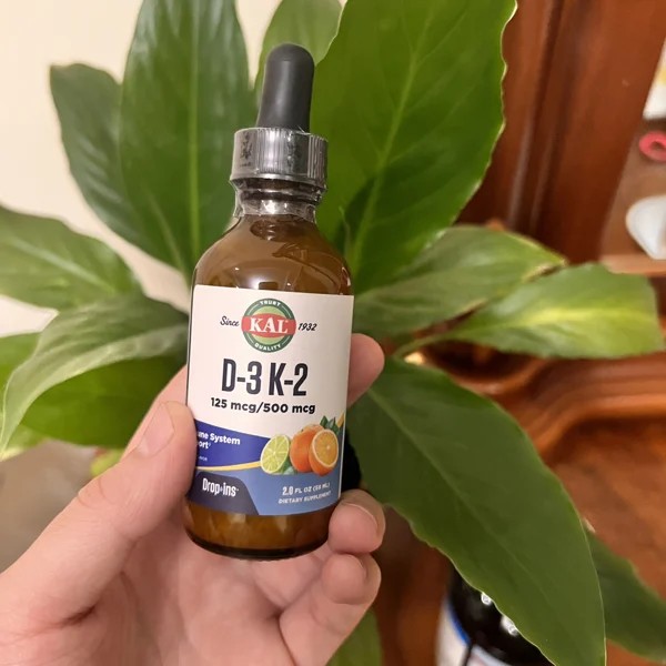 Витамины Д3 и K2 (Vitamin D-3 K-2) 5000 МЕ/500 мкг 59 мл с цитрусовым вкусом