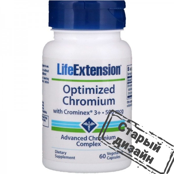 Хром оптимізований (Optimized Chromium) 500 мкг 60 капсул
