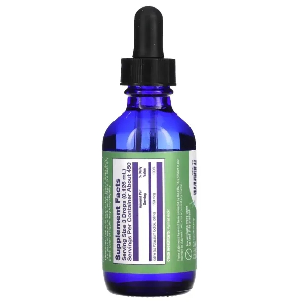 Йод (Liquid Iodine Plus), Life Flo Health, з йодидом калію, 150 мкг 59 мл