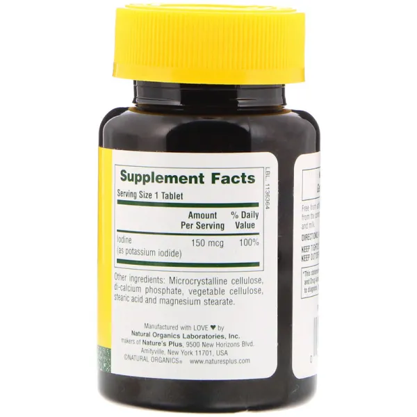 Йод (Potasium Iodide) 150 мкг 100 таблеток