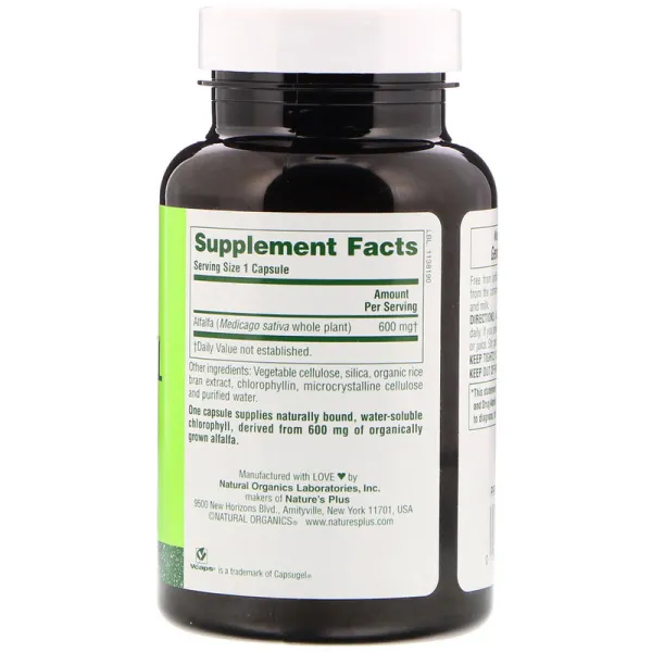 Хлорофіл Chlorophyll 600 мг 90 капсул