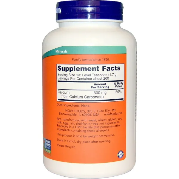 Карбонат кальцію (Calcium Carbonate) 600 мг 340 г