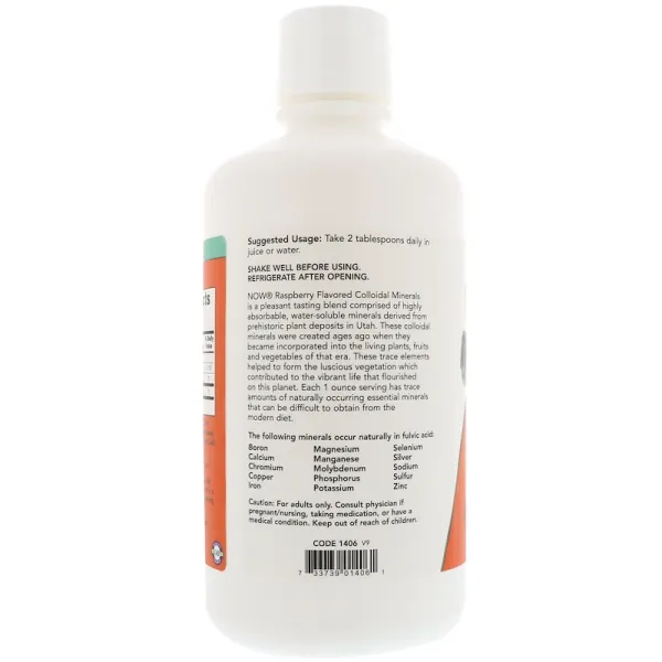 Колоїдні мінерали Фульвової кислоти, Colloidal Minerals 946 мл без смаку