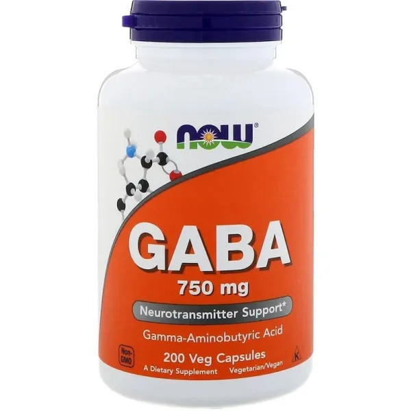 ГАМК (Гамма-аміномасляна кислота) (GABA) 750 мг 100 капсул