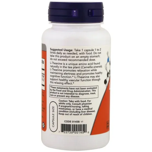 Л-Теанін (L-Theanine) 100/250 мг 90 капсул