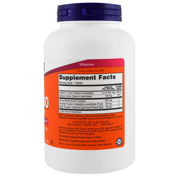 Вітамін C-1000 буферизований комплекс (Vitamin C-1000 Complex Buffered) 1000 мг 180 таблеток