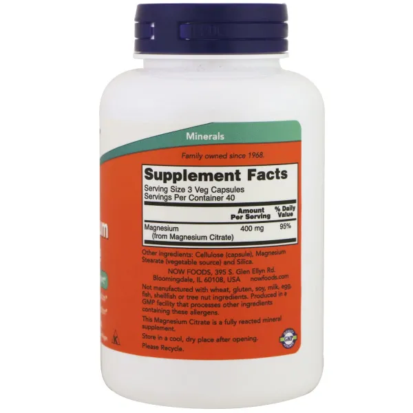 Цитрат магния (Magnesium Citrate) 133 мг 120 капсул