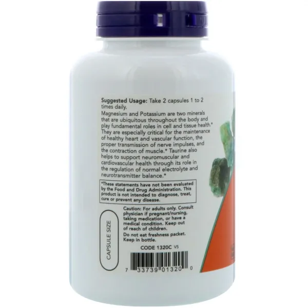 Магній та калій аспартат (Magnesium and Potassium Aspartate) 120 капсул