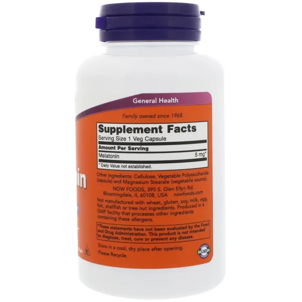 Мелатонін (Melatonin) 5 мг 60 капсул