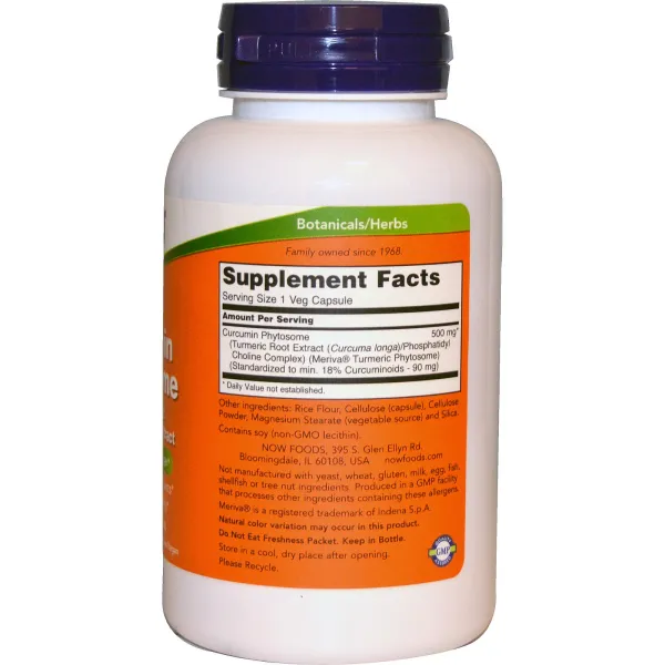Фітосома куркуміну (Curcumin phytosome) 500 мг 60 капсул