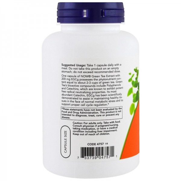 Екстракт зеленого чаю (Green Tea Extract EGCg) 400 мг 90 капсул