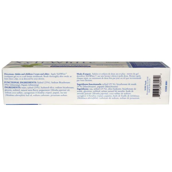 Зубная паста-гель с мятой и пищевой содой (Platinum Mint Toothpaste Gel) 181 г