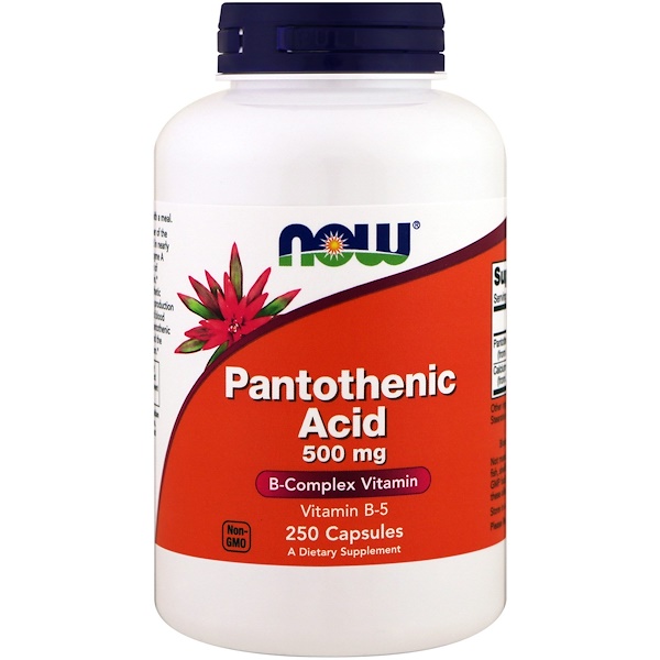 Пантотенова кислота (Pantothenic acid) 500 мг 100 капсул