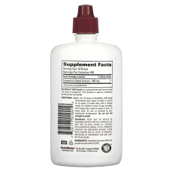 Екстракт насіння грейпфруту (GSE Grapefruit Seed Extract) 100 мг 118 мл