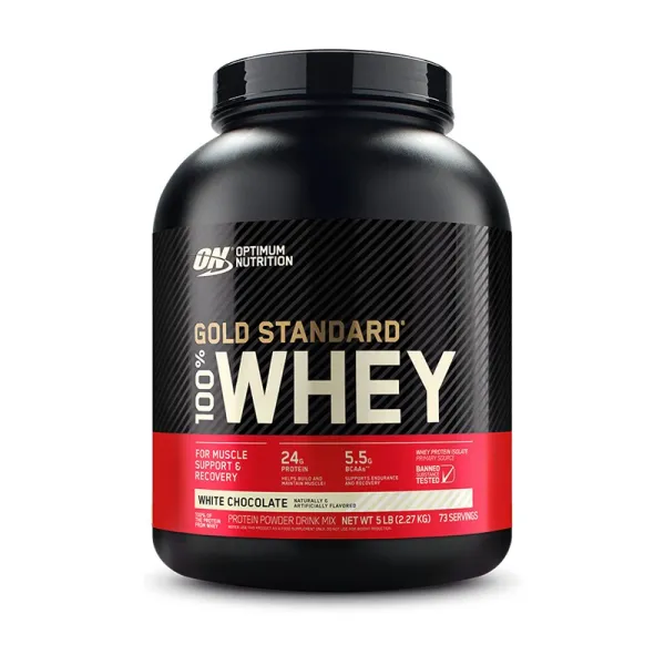 Сироватковий протеїн (100% Whey Gold Standard) 2270 г зі смаком полуниці-банан