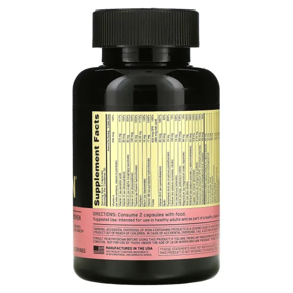 Комплекс витаминов для женщин, Opti-Women, Optimum Nutrition, 120 капсул