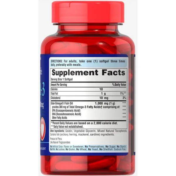 Риб'ячий жир Омега-3 (Omega-3 Fish Oil) 1000 мг 100 капсул