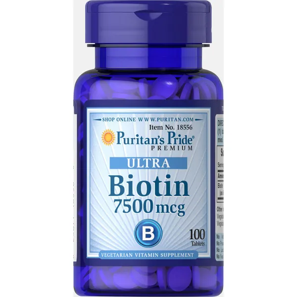 Біотин (Biotin) 7500 мкг 50 таблеток