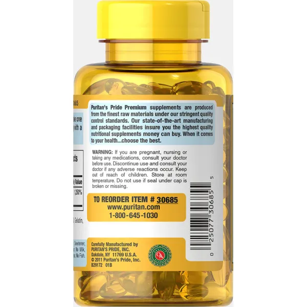 Вітамін D3 (Vitamin D3), Puritan's Pride, 5000 МО 100 капсул