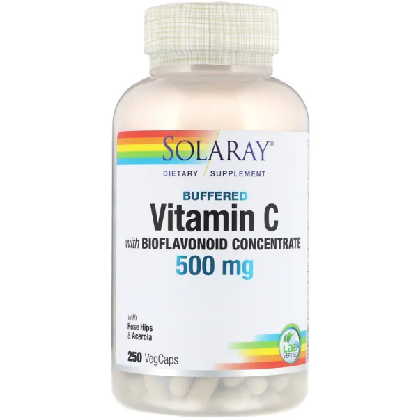 Вітамін C з концентратом біофлавоноїдів (Buffered Vitamin C with Bioflavonoid Concentrate) 500 мг/100 мг 100 капсул