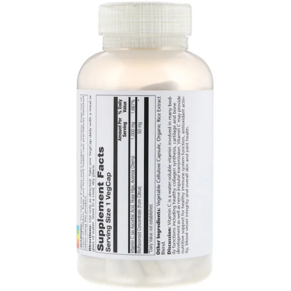 Вітамін С з біофлавоноїдами (Vitamin C with Bioflavonoid Concentrate)1000 мг / 50 мг 250 капсул