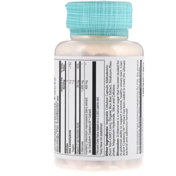D-манноза з екстрактом журавлини (D-mannose with CranActin) 60 капсул