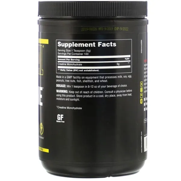Креатин моногідрат (Creatine powder) 5000 мг 500 г