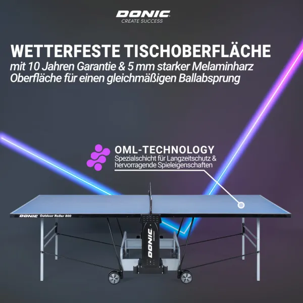 Теннисный стол Donic Outdoor Roller 800-5 Синий