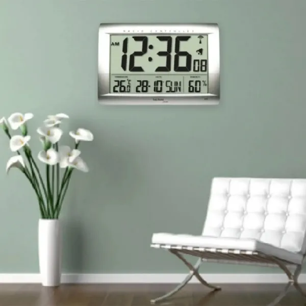 Годинник настінний Technoline WS8009 Silver