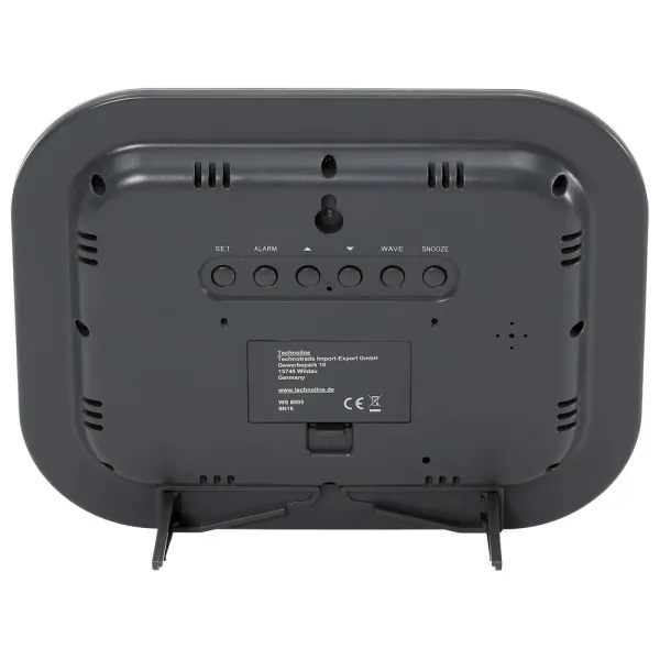 Часы настенные Technoline WS8005 Silver/Black