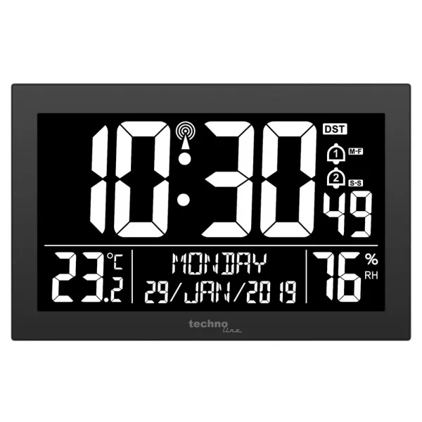Годинник настінний Technoline WS8017 Black