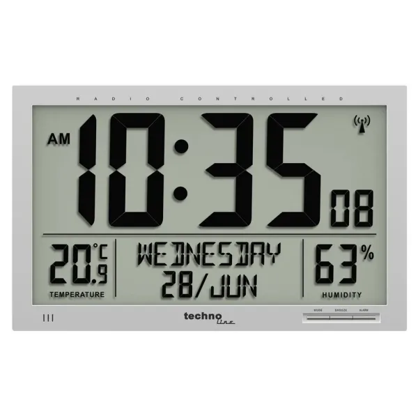 Часы настенные Technoline WS8013 Silver